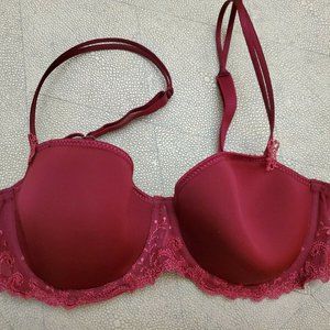 Simone Perele Demi 3D T-Shirt Bra 30E Burgandy
